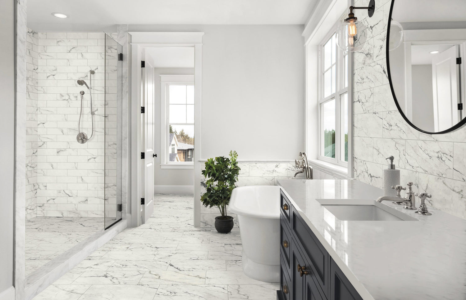 Is Ceramic or Porcelain Tile Better for a Bathroom Floor?