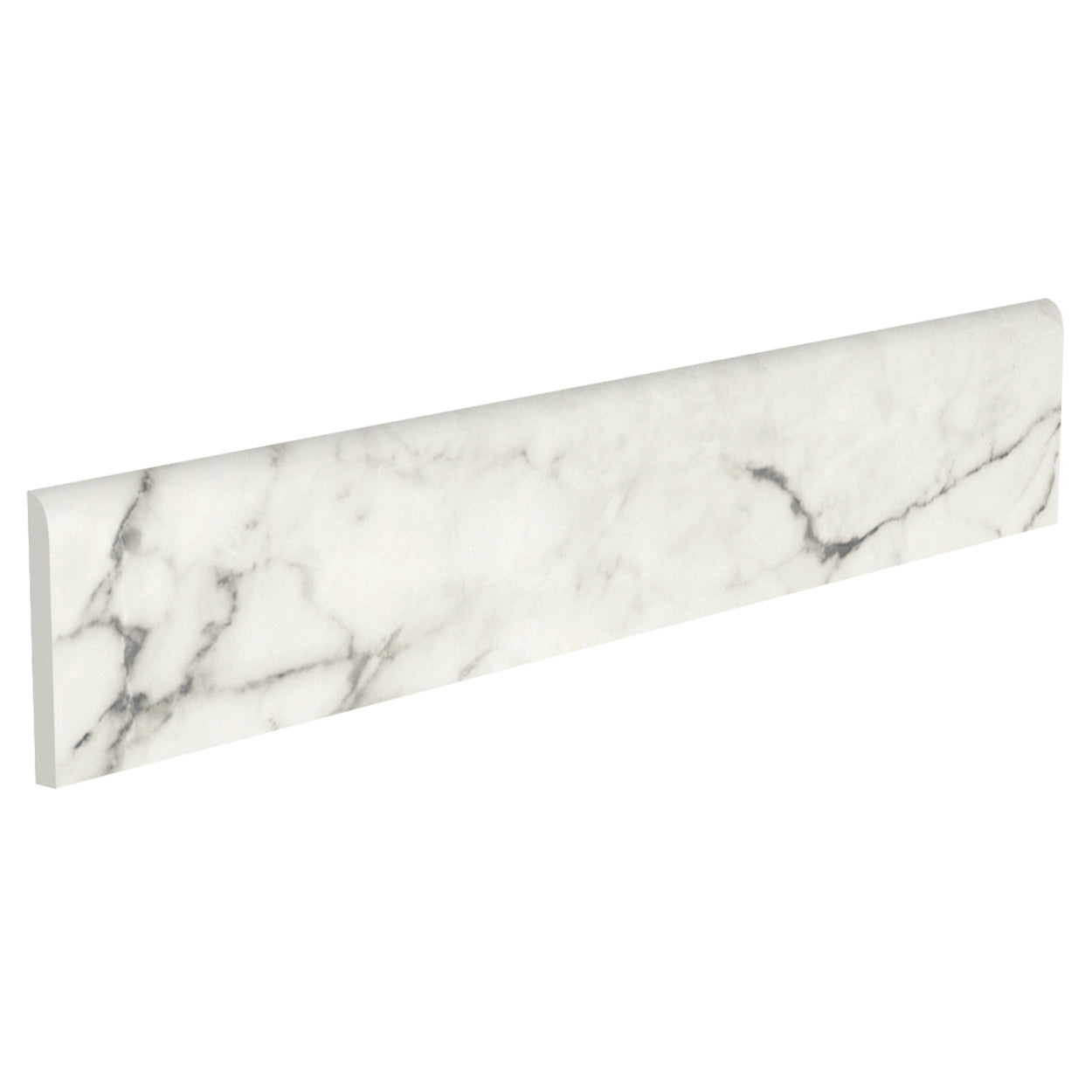 Nature NA10 Statuario Bianco Bullnose 4x24